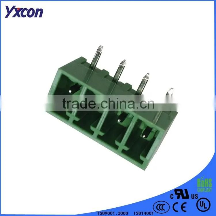 4pin right angle green color wire to board connector Terminal Block