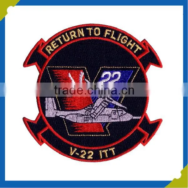 Military embrodery patch manly garment label FOR men's clothing