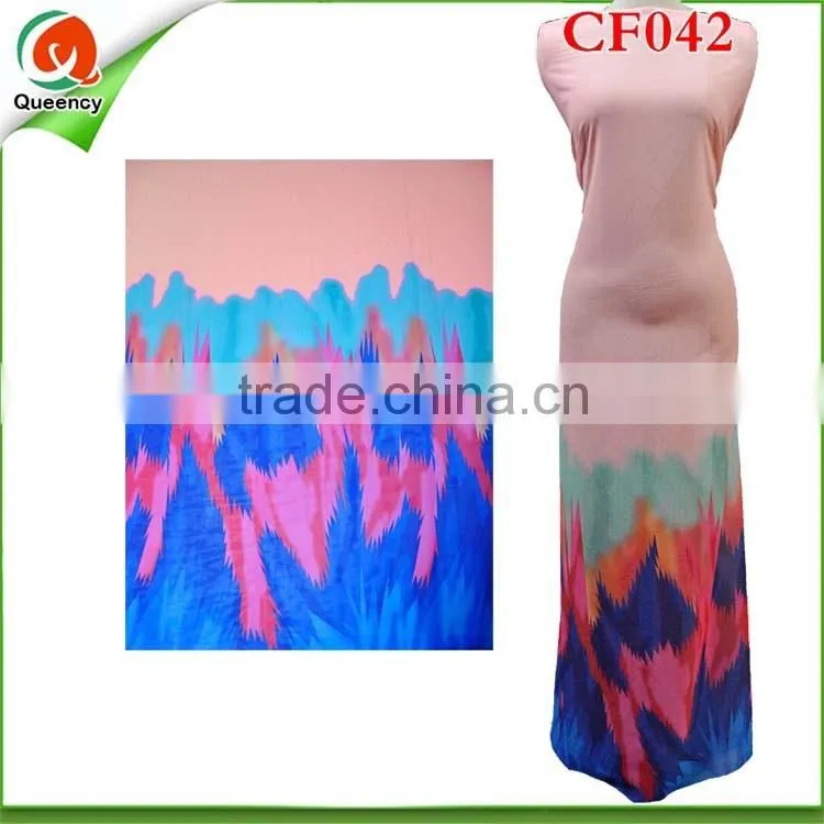 Wholesale 100% Polyester organza chiffon fabric cheap