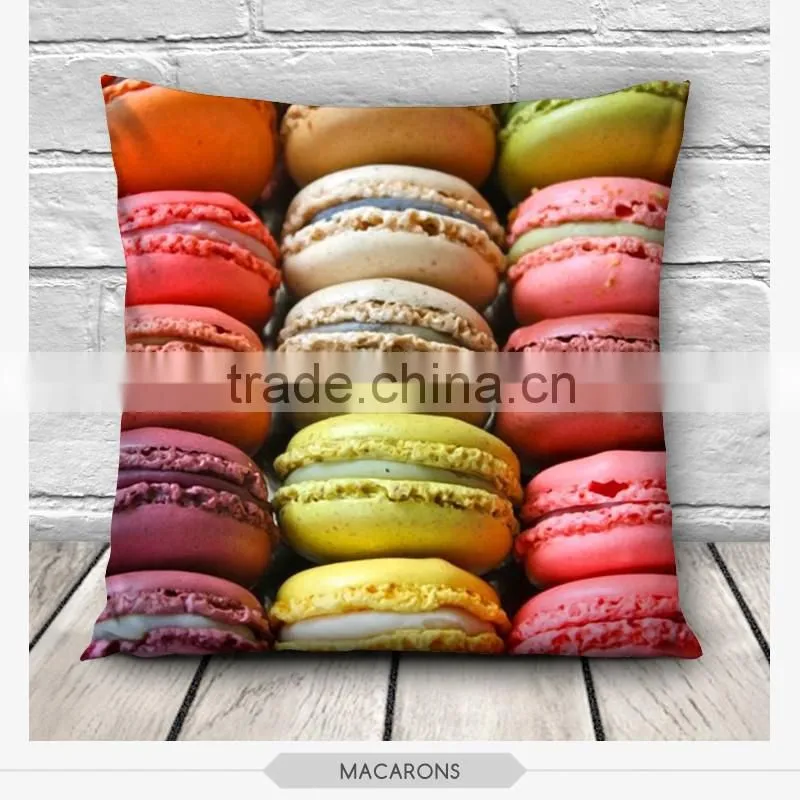 high quality fashion cupcakes design 3d digital print pillowcases fullprint decorative throw pillow covers seat cushion Cover
