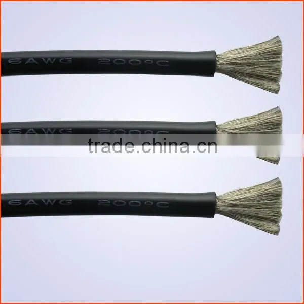Maytech connector electric wire Power Silicon AWG6 Black Wire