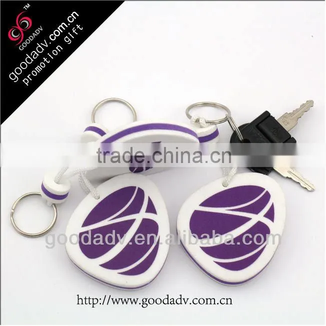 Hot selling ship shape keychain custom EVA keyring