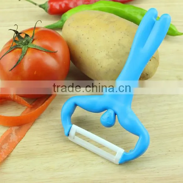 New Shaped Handle Kitchen Ceramic Peeler