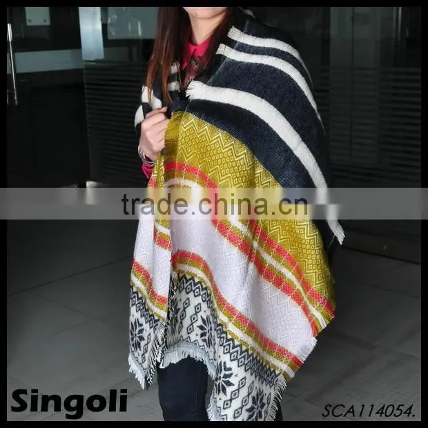 Fashio Trendy 2015 Spring ladies bohemia weave Scarf