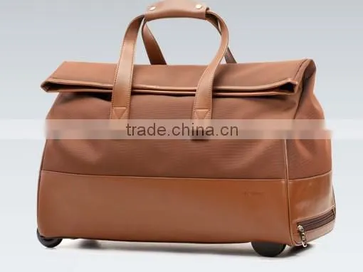 New Trendence Grey Felt luggage bag