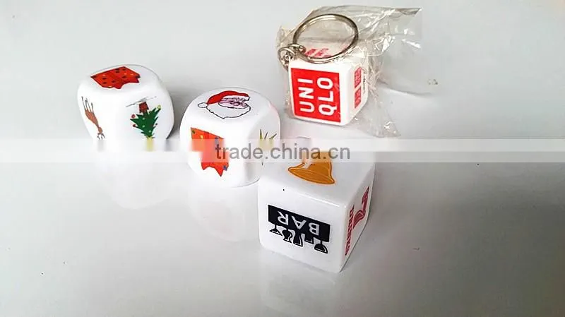 2.5CM Plastic Custom Printing Dice