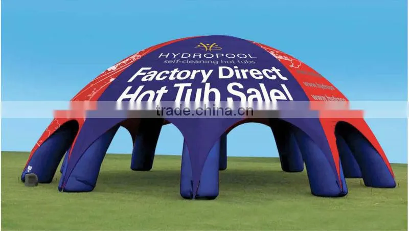 10 legs giant inflatable tent commercial grade 50ft