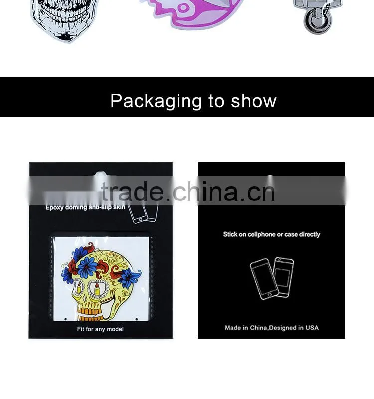 Fashion personality and powerful anti-slip gel skin sticker for Iphone 6 and 6 Plus