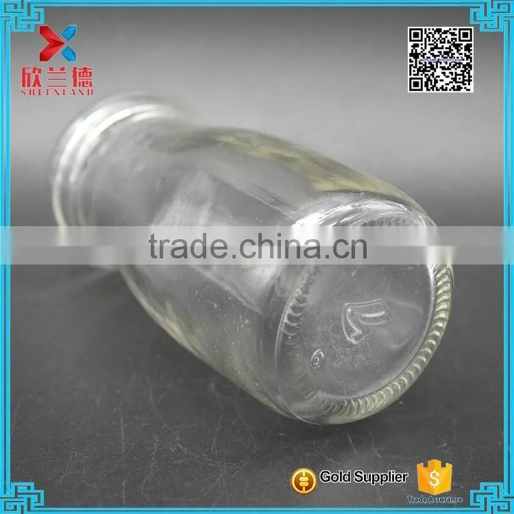 100ML clear round bottle for milk
