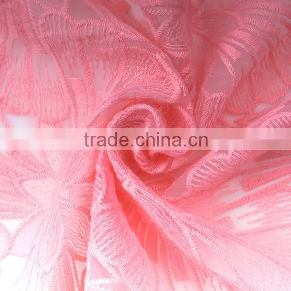 Hot sale and popular wholesale organza fabric in wedding dress