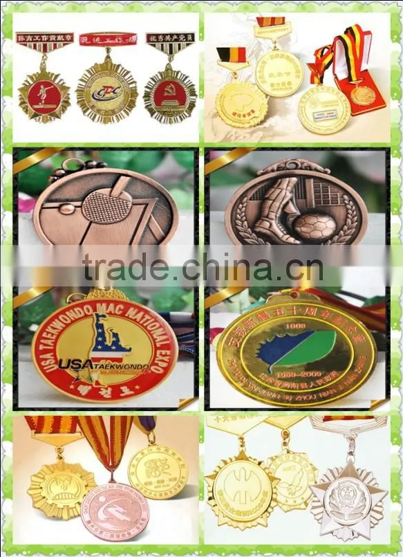 Custom cheap plastic award medals, plastic marathon medal