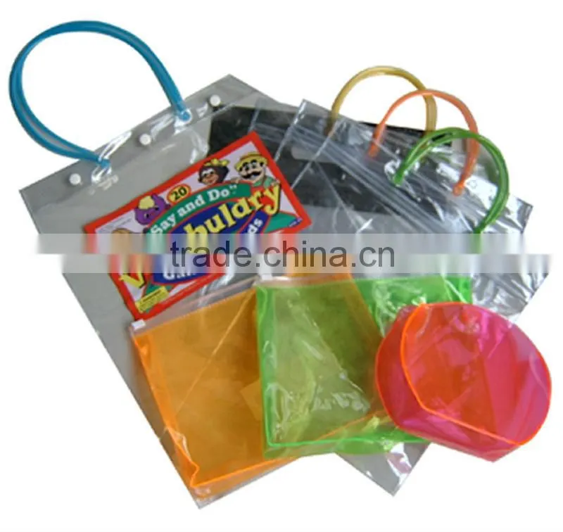 custom clear vinyl pvc zipper blanket bags