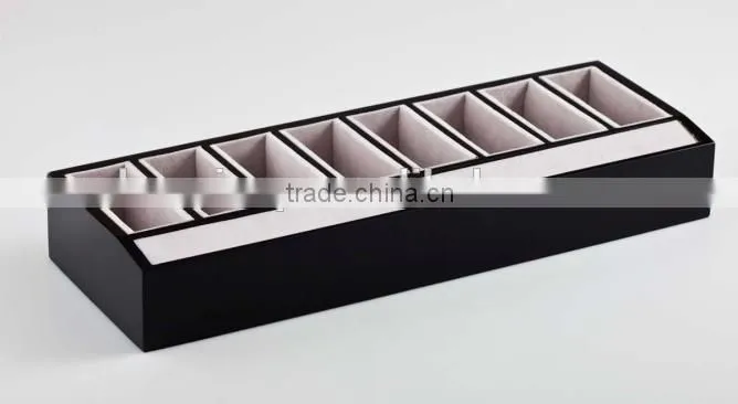 Customized factory price wooden leather belt display for retail