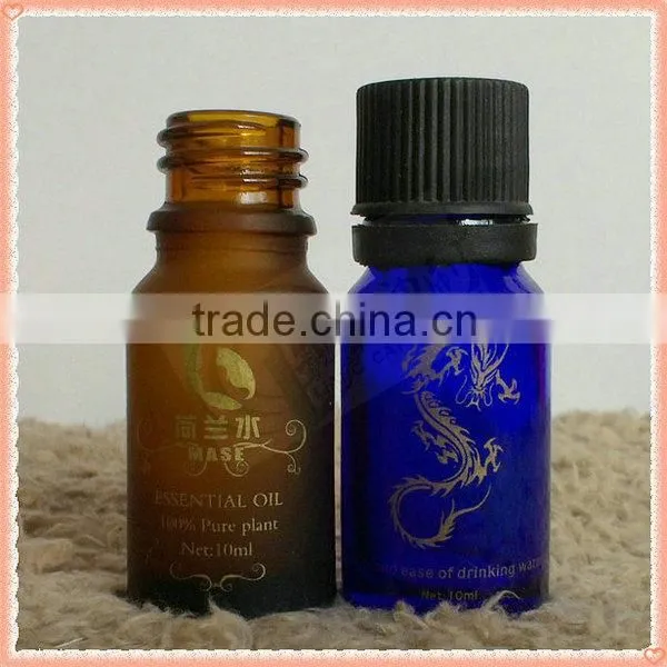100ml frosted glossy amber green blue glass bottle,boston round glass bottlewith pump cap