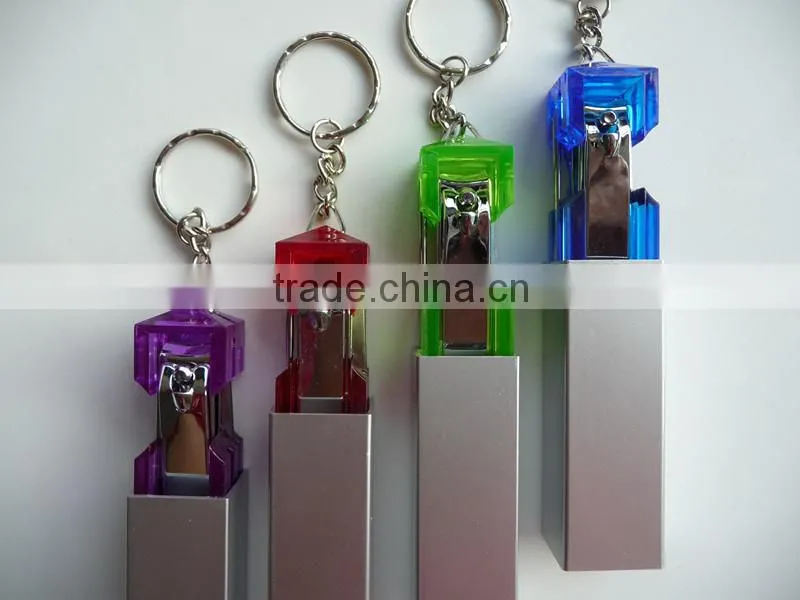 2015 Innovative design Manicure pedicure set with keychain