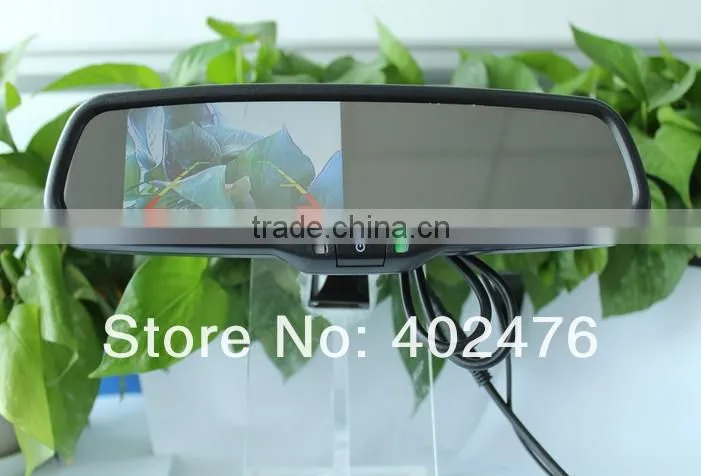 New Universal Auto Dim Rearview Mirror + 4.3" Parking Rearview Display