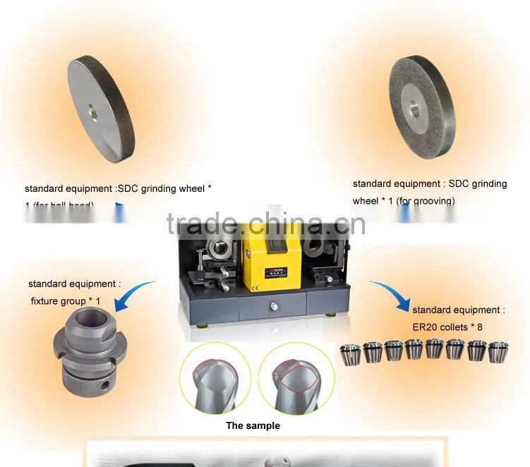 Yellow & Black Ball End Mill Grinder MR-X8
