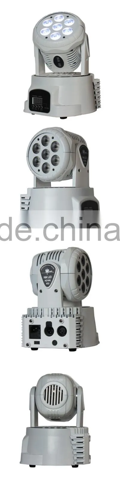 7*8w RGBW 4in1 LED Wash Light Mini Moving Head Light DMX512 Stage Light