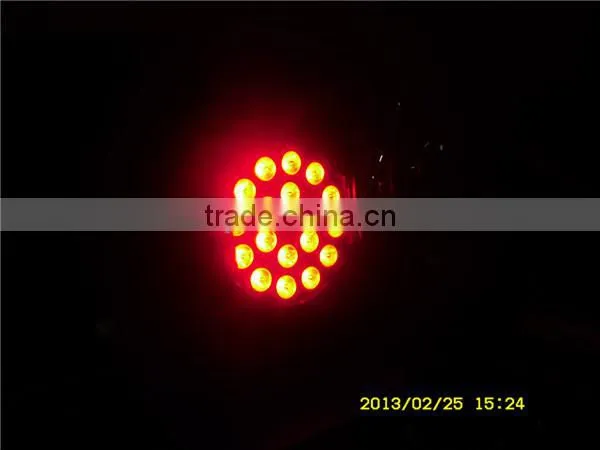 Promotion price Long life span rgbw indoor 18x10w par led stage lighting
