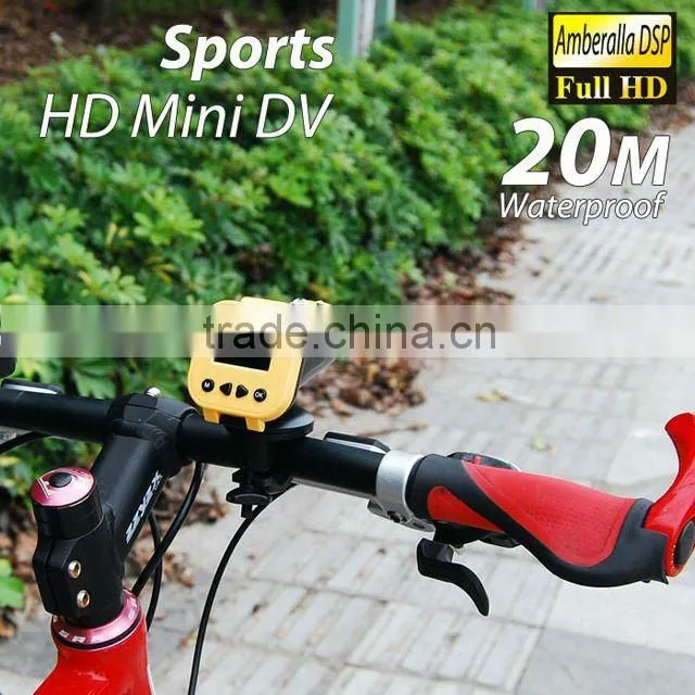 140 degree wide-angle 1080p mini sports camera