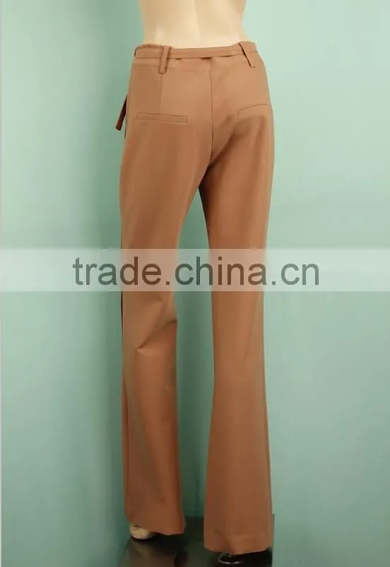 2016 Office lady crotchless professional 100% polyester warmup pants