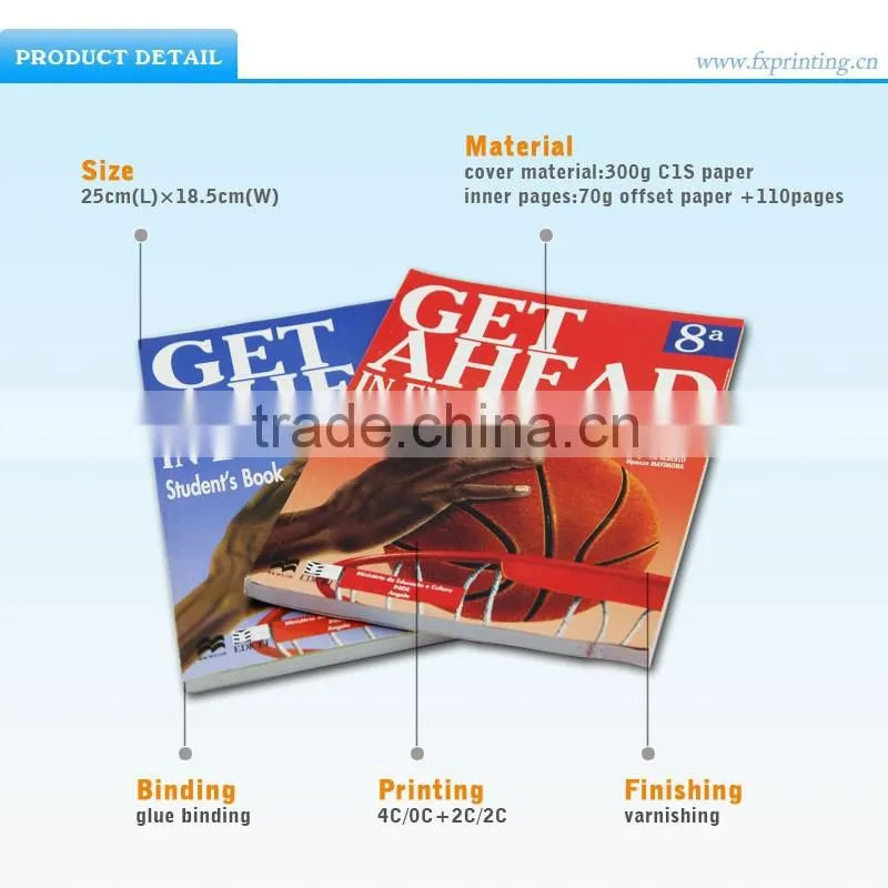 High quality wholesale custom book printing / good quality book printing service