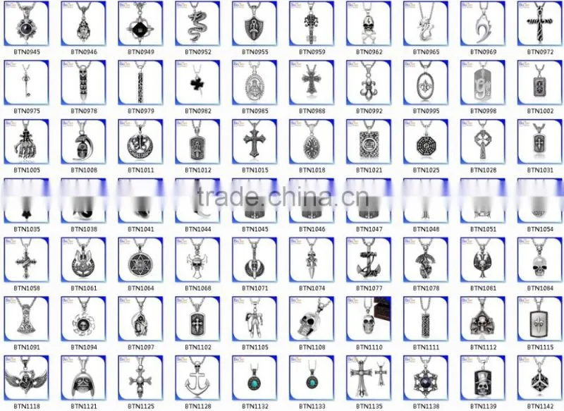 Wholesale Custom Vintage Rock Punk Gothic Style Titanium Stainless Steel Spider Pendant Necklace Pendant Jewelry For Men