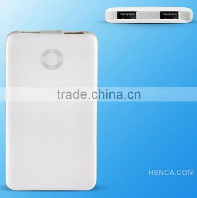 Thin 5000mAh power bank battery charger