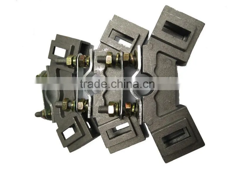YZR Series slip ring for amusements equipments 50A Aluminum brush holder