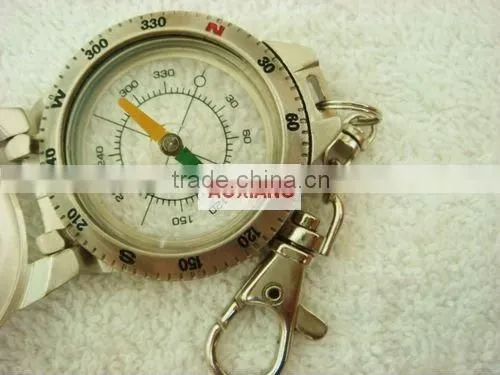 T43 Experienced Exporter Promotional Brass Compass Keychain