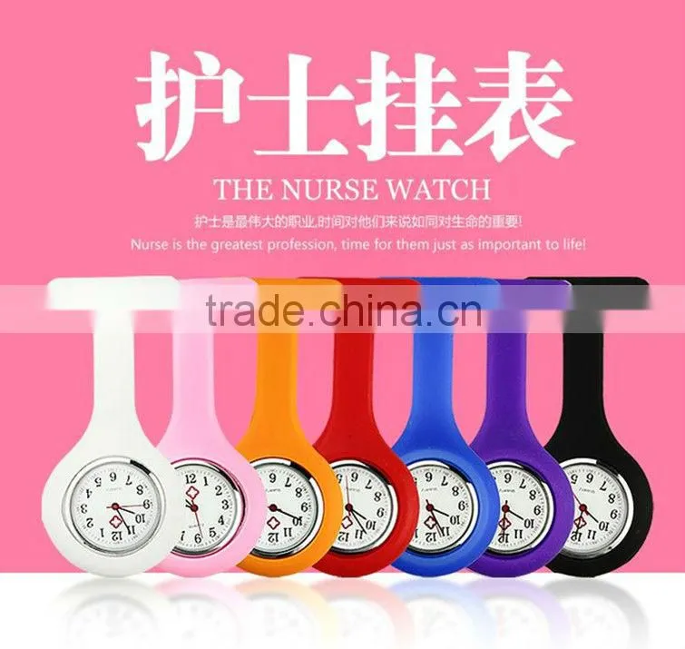 High Quality Silicone Nurse Watch With A Pin