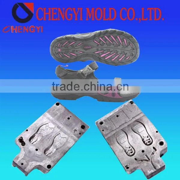 2014 FLAT EVA injection shoe sole mould factory