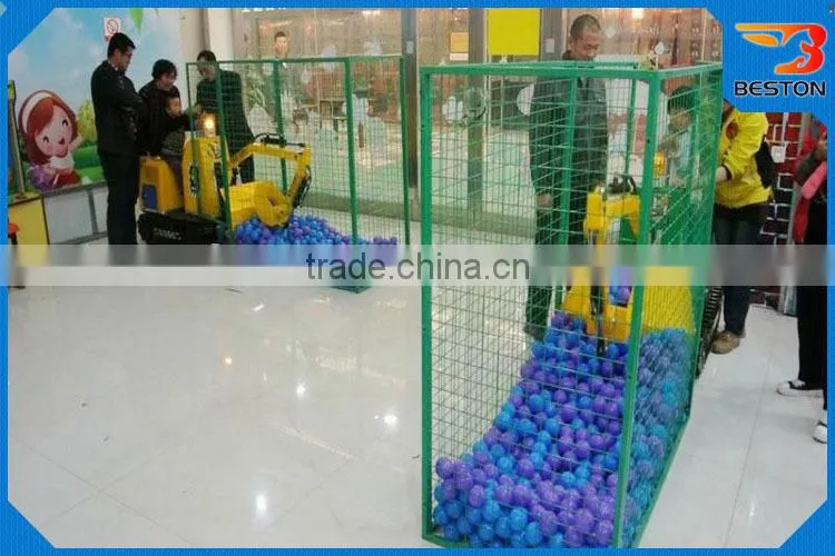 children electric amusement park excavator toys educational fancy toys for sale