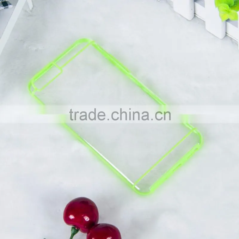 Wholesale colorful protective case transparent phone case for iphone