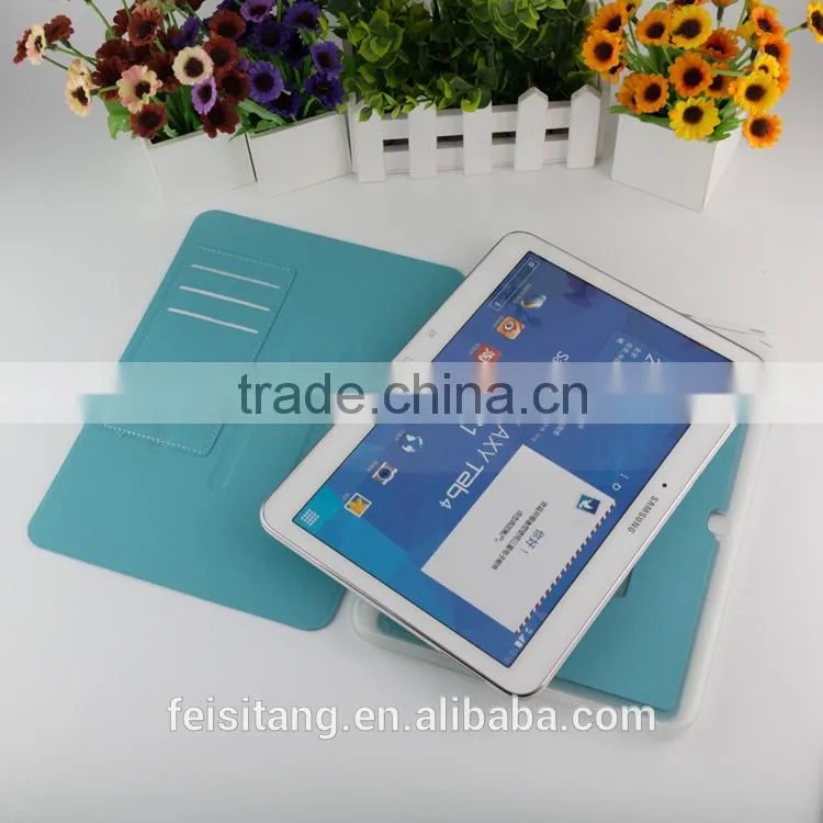 For Samsung galaxy tab4 t530 10.1" tablet silicone case PU Android tablet holster