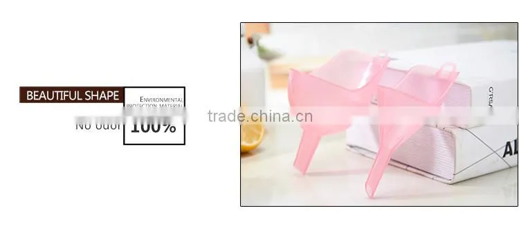 2Pcs/Set Clear Plastic Funnel Perfume Oil Liquid Diffuser Bottle Funnel Vial Lab/Kitchen/Cosmetic