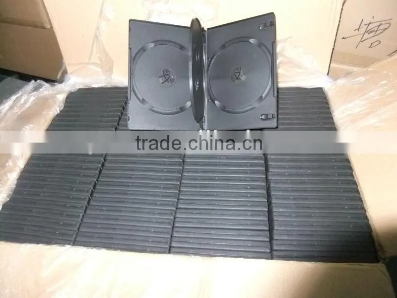14mm super clear 4-dvd case(without tray)