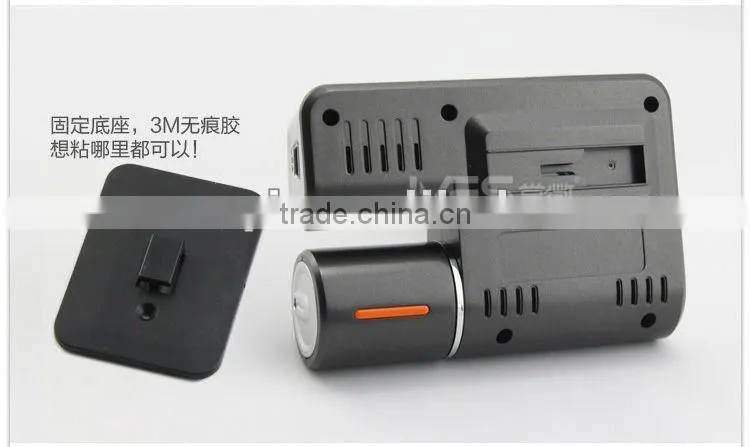 Super wide angle HD 720P Portable Black Box for Car Dual lens car black box 2 CH SV-MD08 support 2.0" TFT screen