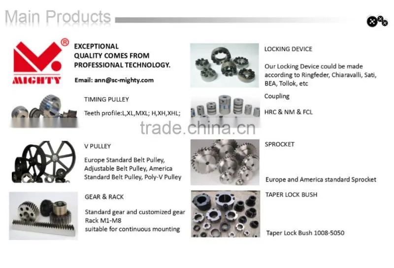 Taper bore Duplex Sprockets