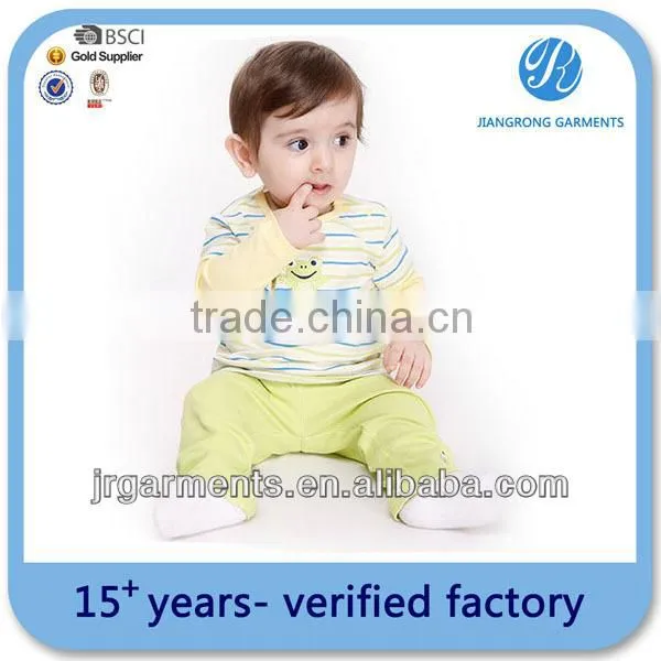 Manufacture owns BUREAU VERITAS CERTIFICATION single jersy tshirt for baby with embroider t-shirt with crewneck printed t shirt