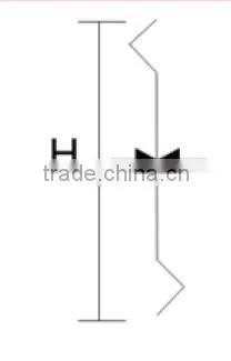 Commercial aluminum olecranon screen ceiling for restaurant