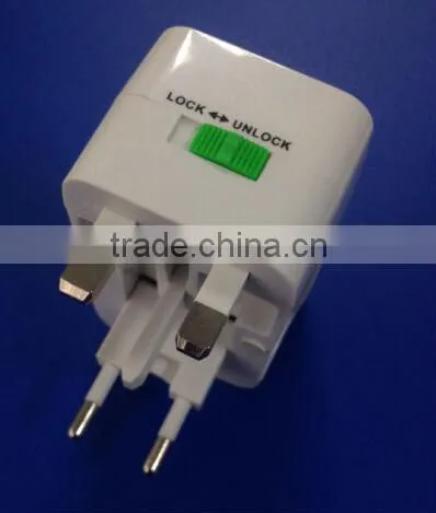 Hot Sales Universal Multifunction singapore malaysia travel plug adapter