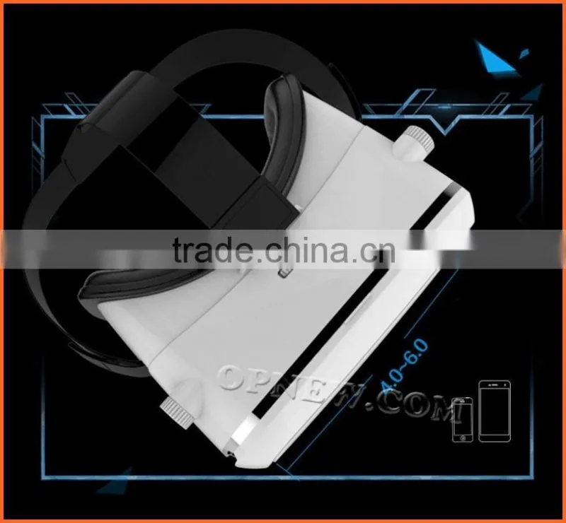 2016 hot selling VR BOX 2.0 Virtual Reality Glasses 3D VR Headsets Helmet with Bluetooth Remote Controller