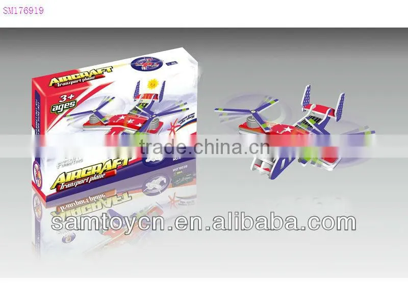 DIY solar toy,solar airplane toy