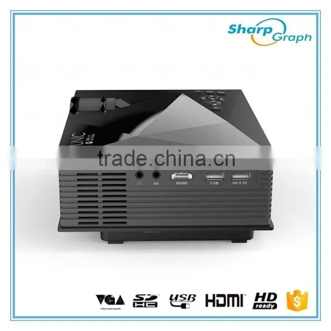 2016 Alibaba China UNIC Miracast Full HD LED Wifi Projector UC46 Mobile Phone Home Theater Projectors