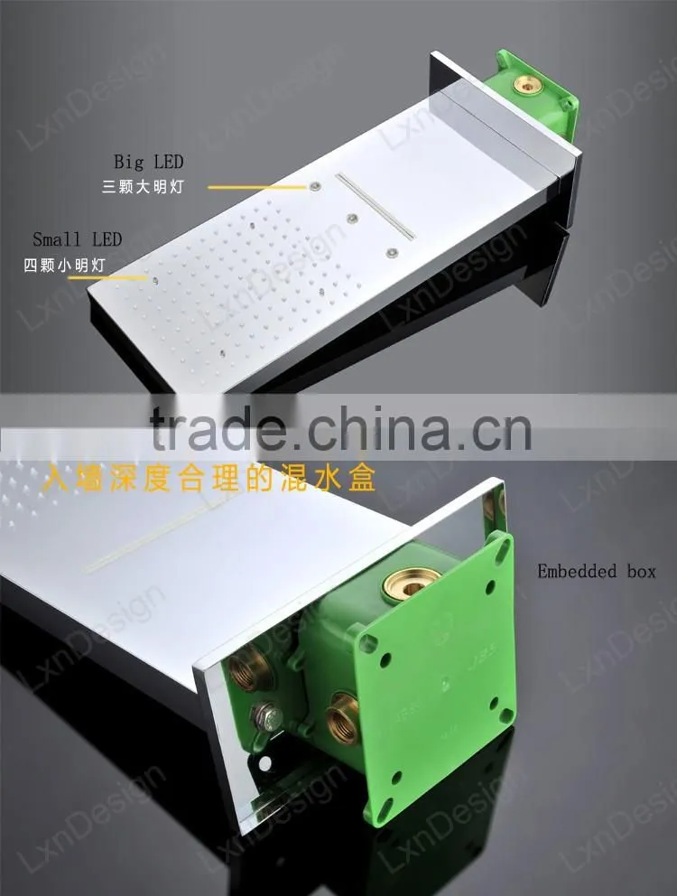 luxury led lamp illuminated shower head in construction & real estate