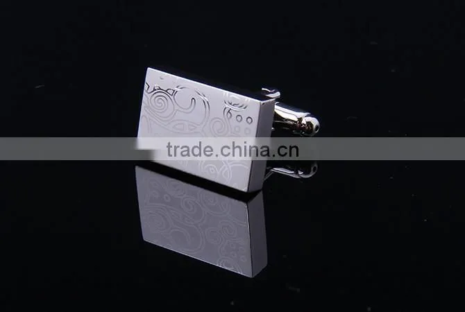 Custom blank cheap wholesale cufflinks without logo