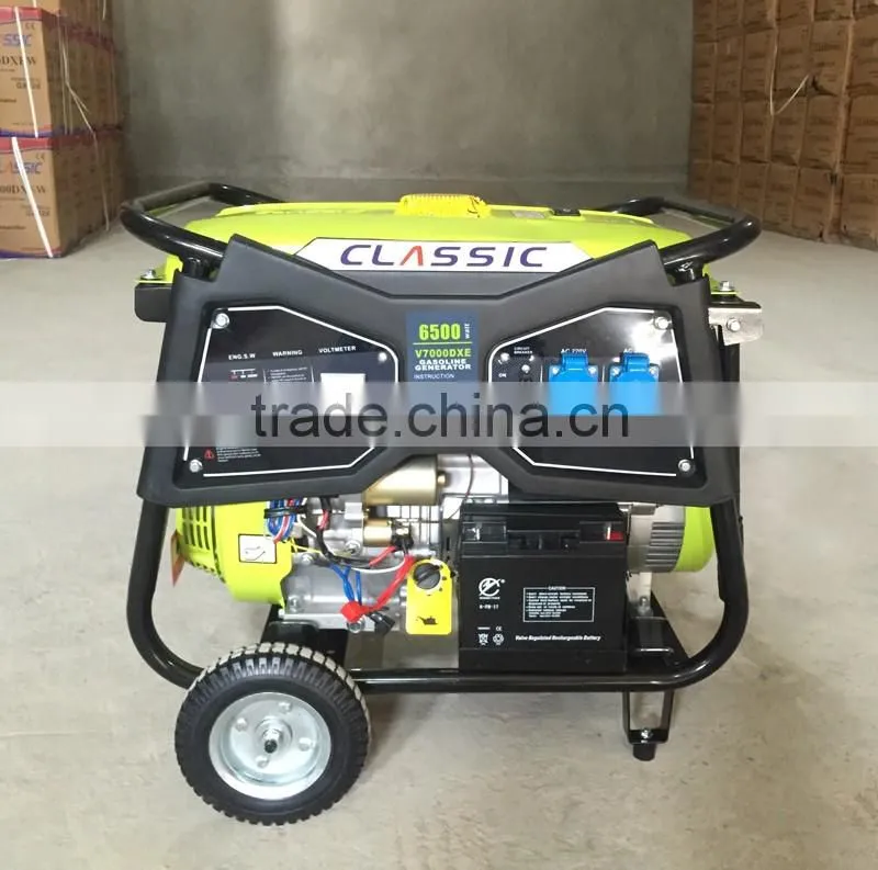 BISON Air Cooled Electric Start Portbale Natural Gas Generator 5kw, LPG Generator Set
