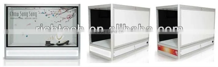 Richtech NEW technology transparent LCD small with player video