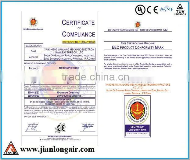 base plate Air Compressor JLK5 7.5HP